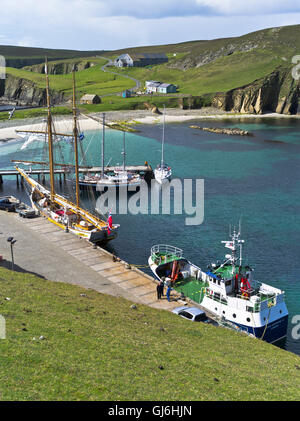 dh buen Pastor IV NORTH HAVEN HARBOR FAIR ISLE ESCOCIA Isla Ferry Tall barco correo barcos yates