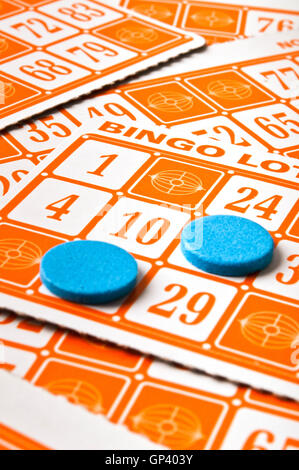 Cartones de bingo modernos