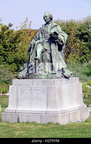 París Francia, Estatua de Buffon, Jardin des Plantes