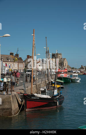 La comuna costera de Barfleur en Normandía, noroeste de Francia.
