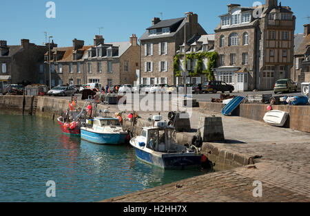 La comuna costera de Barfleur en Normandía, noroeste de Francia.