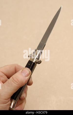 Cuchillo de Flick Foto de stock