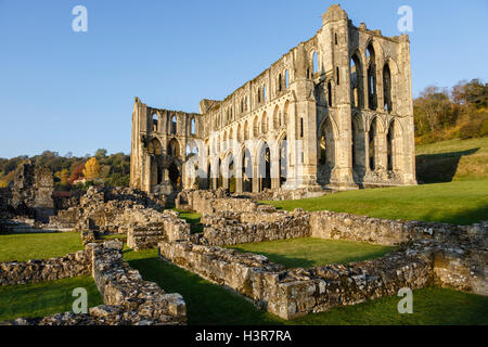 La Abadía de Rievaulx, cerca de Helmsley, North Yorkshire Foto de stock