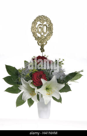 Bouquet de flores en bodas de oro aniversario o cumpleaños 50 Fotografía de  stock - Alamy