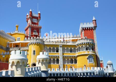 Palacio de Pena en Sintra - Portugal Foto de stock
