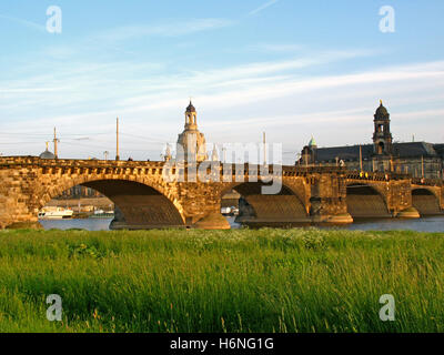 Augusto puente en Dresde