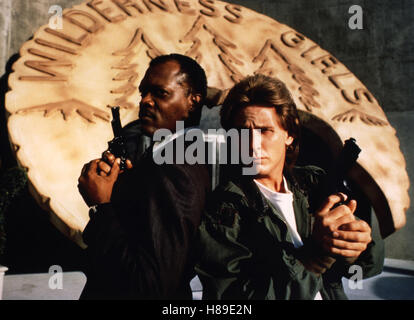 Arma cargada I, (National Lampoon'S arma cargada) USA-IT 1992, Regie: Gene Quintano, Samuel L. Jackson, Emilio Estévez, Stichwort: Waffe, Pistole, Revolver