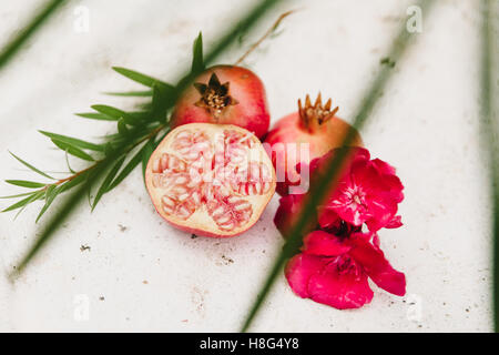 Still life pommegranate Foto de stock
