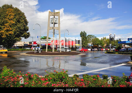 La torre del reloj, Broadway, Matamata, región de Waikato, Isla del Norte, Nueva Zelanda