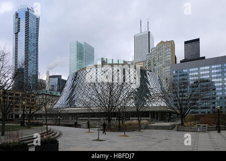 El Roy Thompson Hall en Toronto, Canadá Foto de stock