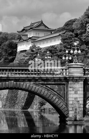 Palacio Imperial, Tokio, Japón, Asia Foto de stock