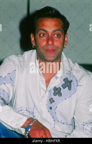 Salman Khan, Abdul Rashid Salim Salman Khan, actor de cine indio, productor, cantante, personalidad de televisión, Bombay, Mumbai, Maharashtra, India, Asia Foto de stock