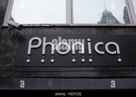 "Phonica', tiendas de discos de vinilo, Polonia st, Soho, Londres, Inglaterra, Reino Unido. Foto de stock
