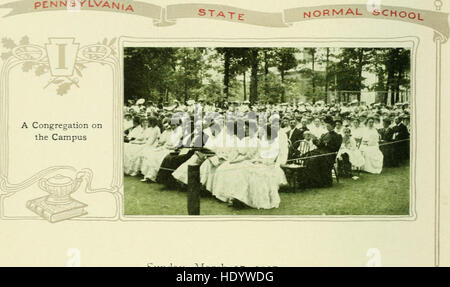 Catálogo anual de la Escuela Normal de Indiana de Pennsylvania (1907) Foto de stock