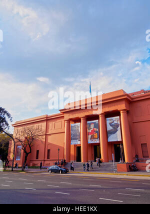 Argentina, Provincia de Buenos Aires, Ciudad de Buenos Aires, Recoleta, Vista del MNBA, Museo Nacional de Bellas Artes, Museo Nacional Foto de stock