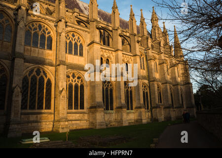 La catedral de Ely en Cambridgeshire. Inglaterra. Foto de stock