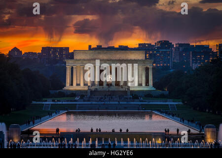 Lincoln Memorial, Washington DC, EE.UU.