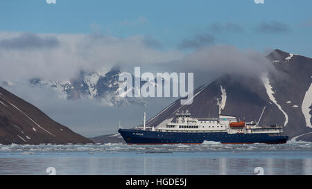 Spitsbergen, Svalbard, glaciar, Hornsund, barco