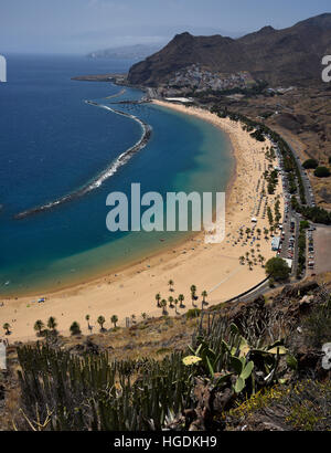 Playa de las Teresitas, Playa, San Andrés, Santa Cruz de Tenerife, Islas Canarias, España
