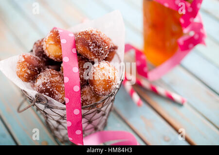Buñuelos de azúcar finlandés para la celebración Vappu Foto de stock