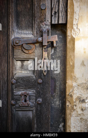 La cerradura de la puerta exterior Fotografía de stock - Alamy