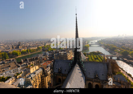 La catedral de Notre Dame, Ile de ciudades, París, Francia