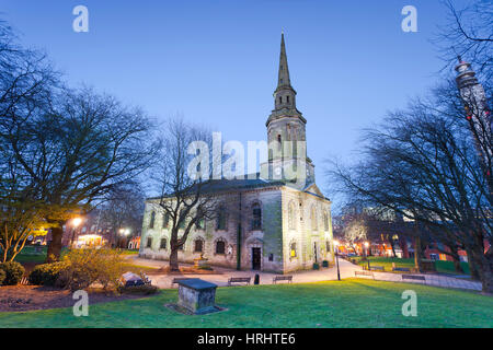 La Iglesia de San Pablo, edificio catalogado de grado 1, Barrio de las Joyerías, Birmingham, Inglaterra, Reino Unido Foto de stock