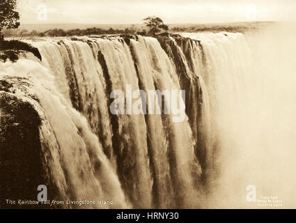 Victoria Falls, 1906 Foto de stock