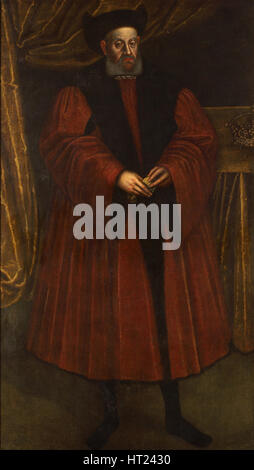 Retrato de Segismundo I de Polonia (1467-1548), siglo XVII. Artista: Anónimo Foto de stock