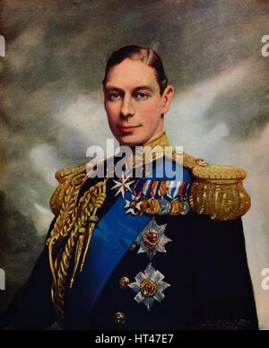 "Su Majestad el Rey George VI', de 1937. Artista: Desconocido.