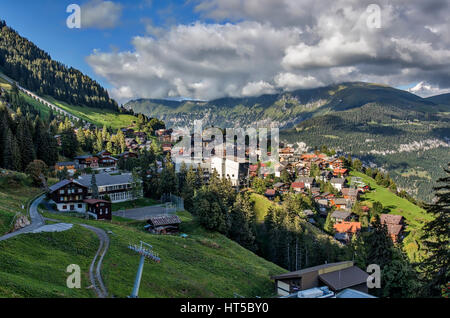 En Murren Berner Oberland en Suiza Foto de stock