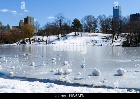 Invierno en Central Park, Nueva York, NY