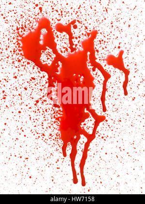 Gotas de sangre y a salpicar.