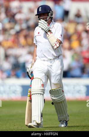 GRAEME SWANN Inglaterra & NOTTINGHAMSHIRE CCC HEADINGLEY LEEDS Inglaterra el 09 de agosto de 2009 Foto de stock