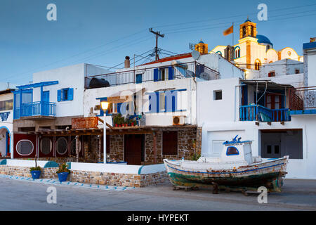 Principal aldea de Lipsi isla en Dodecanese, Grecia. Foto de stock