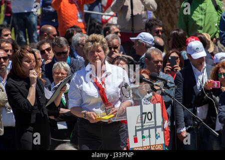Piana Degli Albanesi, Italia. 01st de mayo de 2023. Elly Schlein