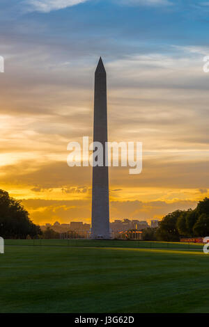 El Monumento a Washington, en Washington DC, EE.UU.