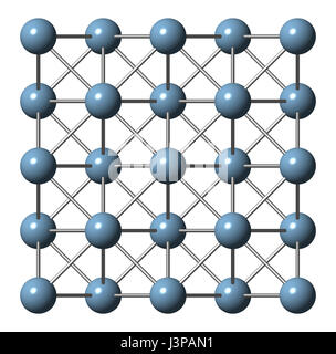 Minerales de arcilla caolinita, estructura de cristal. Los átomos se  muestra como esferas Fotografía de stock - Alamy