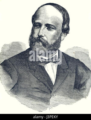 Enrique de Artois, conde de Chambord (1820-1883) del siglo XIX. Petit fils de France. Foto de stock