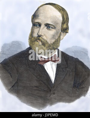 Enrique de Artois, conde de Chambord (1820-1883) del siglo XIX. Petit fils de France. Foto de stock
