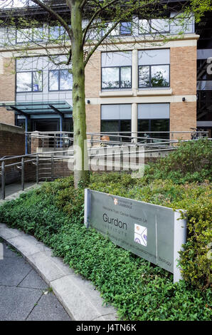 La Wellcome / Cancer Research UK Gurdon Institute es un centro de investigación de la Universidad de Cambridge. Nombrado después de Premio Nobel Sir John Gurdon. Foto de stock