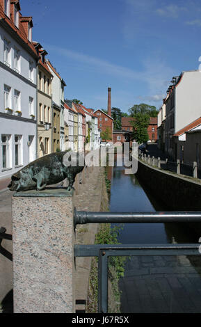 Histórico de Wismar Foto de stock