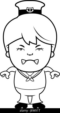 Una Caricatura De La Ilustracion De Un Pequeno Marinero Con Enojo Imagen Vector De Stock Alamy Una Caricatura De La Ilustracion De Un Pequeno Marinero Con Enojo Imagen Vector De Stock Alamy