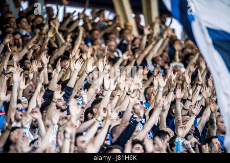 De Ferrara, Italia. El 18 de mayo, 2017. Serie B Trofeo Football/Soccer :  Italiano 'Serie B' coincidencia entre SPAL 2-1 FC Bari en el Stadio Paolo  Mazza en Ferrara, Italia . Crédito