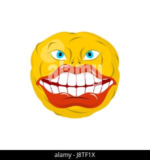 Carita sonriendo. Crazy Emoji. Feliz es una emoci n. La cabeza de