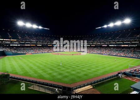 Vista De Oriole Park En Camden Yards Baseball Stadium En Baltimore Maryland Fotografia De Stock Alamy