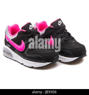 litro al límite Fértil Nike Air Max Command (TD) Negro y Rosa Kids zapatillas deportivas -  412232-065 Fotografía de stock - Alamy
