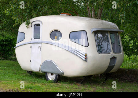 Una caravana de 1954 Willerby Vogue ingl s Fotograf a de stock Alamy