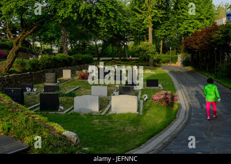 Yanghwajin misionero extranjero cementerio, Alma Foto de stock