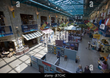 Winnipeg, Manitoba, Canadá, el mercado Forks, interior shot, exposición de fotos, Foto de stock